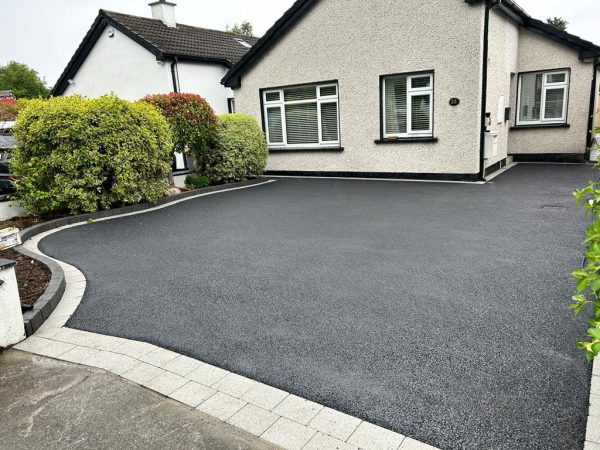 Asphalt driveway in Adamstown, Dublin