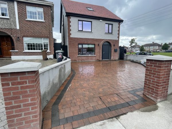 Block paving installation in Aghavannagh, Wicklow