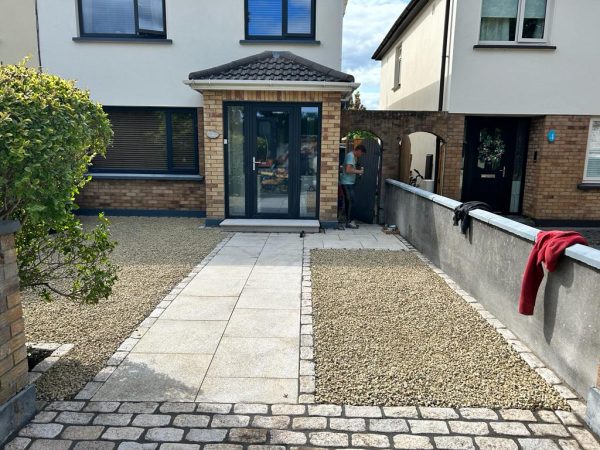 Gravel installation in Glencree, Wicklow