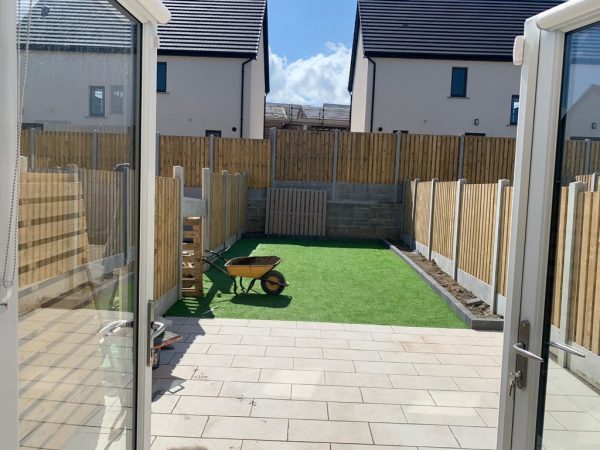 New patio installation in Adamstown, Dublin