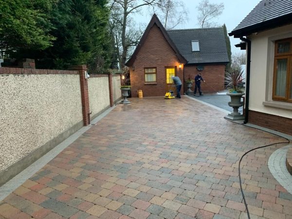 Driveway paving in Athy, County Kildare, https://en.wikipedia.org/wiki/Athy, Kildare