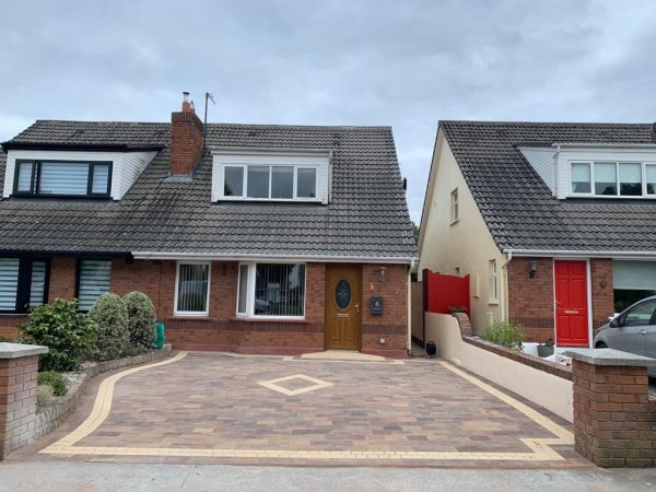 Paving installation in Hollywood, Wicklow